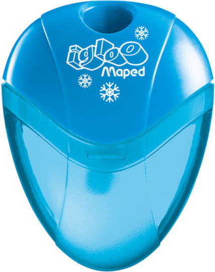 Maped Πλαστική Ξύστρα Γαλάζια Βαρελάκι