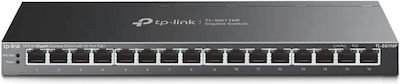 TP-LINK Unmanaged L2 PoE+ Switch with 16 Gigabit (1Gbps) Ethernet Ports