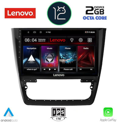 Lenovo Car Audio System for Skoda Yeti 2014> with Clima (Bluetooth/USB/AUX/WiFi/GPS/Apple-Carplay) with Touch Screen 10.1"