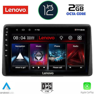 Lenovo Sistem Audio Auto pentru Nissan Juke 2021> (Bluetooth/USB/AUX/WiFi/GPS/Apple-Carplay) cu Ecran Tactil 10.1"