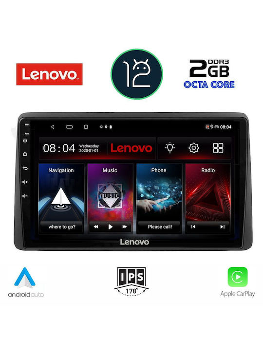 Lenovo Car-Audiosystem für Nissan Navara (Bluetooth/USB/AUX/WiFi/GPS/Apple-Carplay) mit Touchscreen 10.1"