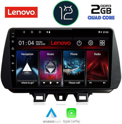 Lenovo Sistem Audio Auto pentru Hyundai Tucson 2019> (Bluetooth/USB/AUX/WiFi/GPS/Apple-Carplay) cu Ecran Tactil 9"