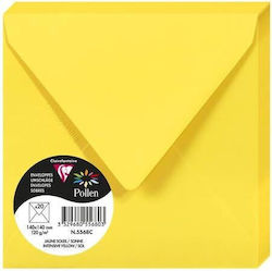 Clairefontaine Mailing Envelopes Set 20pcs 14x14cm Yellow