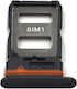 Dual Sim Tray Μαύρο για Poco F4 GT