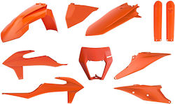 Polisport Motorcycle Plastic Set Orange