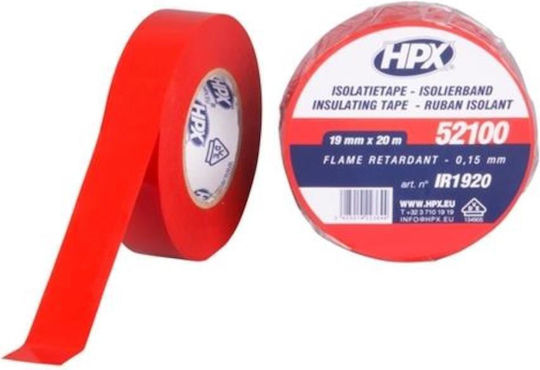 HPX Μονωτική Ταινία 19mm x 20m 52100 Κόκκινη