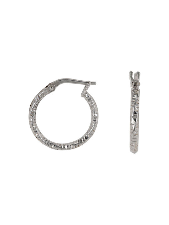 Tasoulis Jewellery Collection Earrings Hoops made of Silver