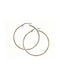 Mentzos Earrings Hoops made of Platinum