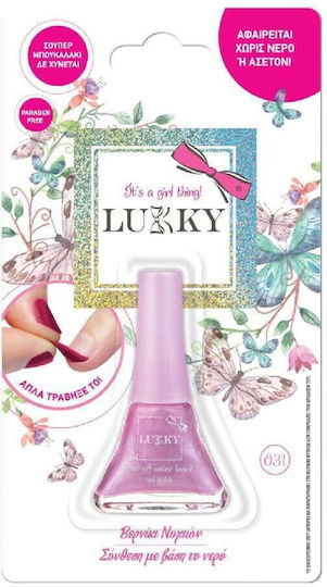 Lukky Cosmetics Toys Confetti Series Pink Pearl Детски лак за нокти Жълт