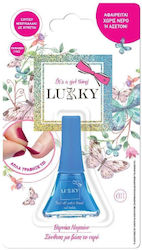 Lukky Cosmetics Toys Confetti Series Blue Plain Children's Nail Polish Blue