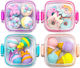 QiHao Eraser Set for Pencil and Pen Delicious Desserts (Μiscellaneous Designs/Colors) 4pcs