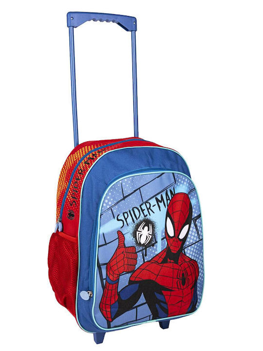 Cerda Spiderman Schulranzen Trolley Grundschule Rote mit Flaschenhalter