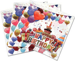 Party Napkins Silver 33x33cm. 10pcs