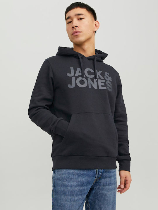 Jack & Jones Sweatshirt mit Kapuze Black/Grey l...