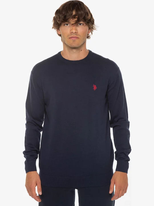 U.S. Polo Assn. Leon Πουλόβερ Μακρυμάνικο Navy ...