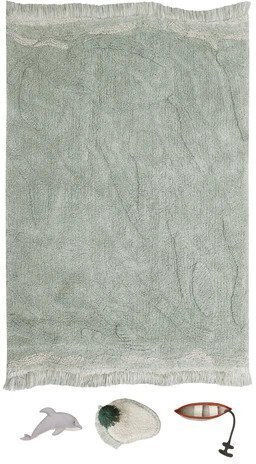 Lorena Canals Παιδικό Χαλί Πράσινο 90x130cm