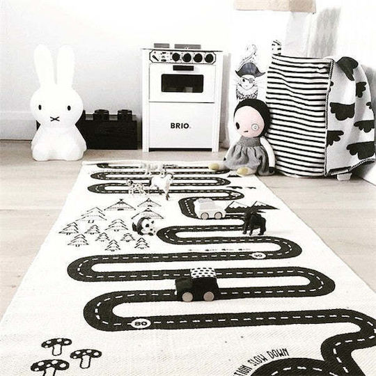 One & Only Baby Kids Synthetic Rug Road 70x180cm