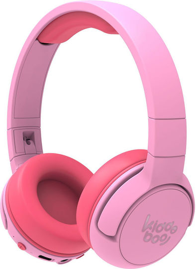 Kiddoboo KBHB02 Kabellos / Kabelgebunden Kinder Am Ohr Kopfhörer mit 20 Stunden Betriebszeit Rosa