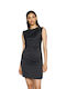 Marella Summer Mini Evening Dress Satin Black