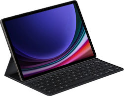 Samsung Slim Book Флип капак с Клавиатура Английски език САЩ Черно (Галакси Таб С9 Ултра) EF-DX910UBEGWW