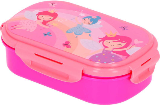 eKids Fairy Princess Recipient pentru copii din plastic Roz x x 6buc