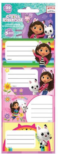 The Littlies Notebook Labels Gabby's 20pcs