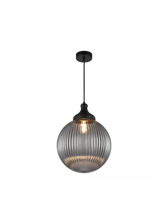 Horoz Electric Hängelampe Schwarz Kugel mit Fassung E27