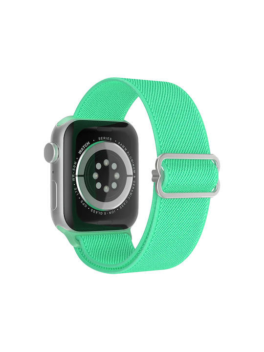 Sonique Armband Stoff Türkis (Apple Watch 44/45...