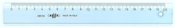 Arda Plastic Transparent Ruler 20cm