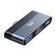 Remax RP-U15 USB-C Docking Station mit HDMI 4K PD Ethernet Schwarz