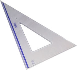 Pratel Instrument Geometric Triunghi Plastic Transparent