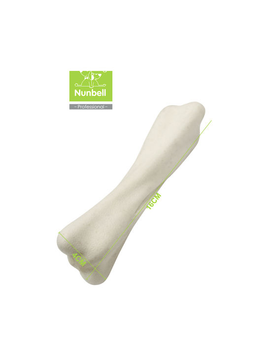 Nunbell Pet Dog Toy Bone White 4cm