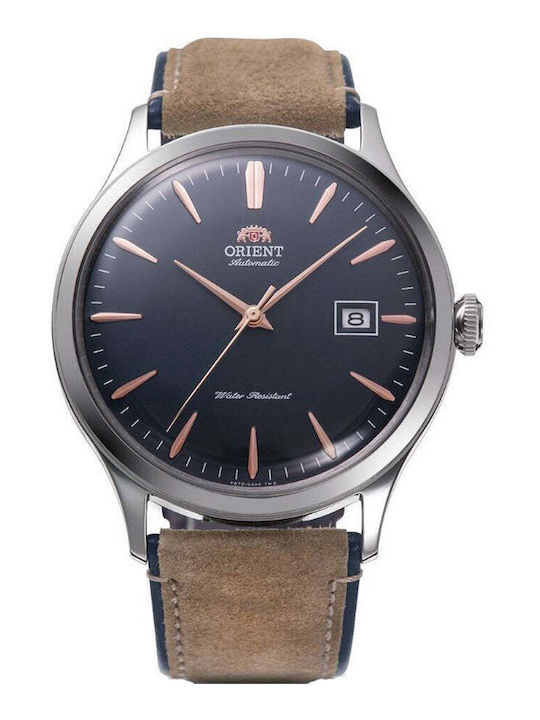 Orient Bambino Men's Watch 42mm Automatic with Brown Leather Strap