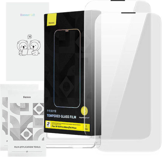 Baseus 0.4мм Закалено стъкло (iPhone 13 Pro Max)