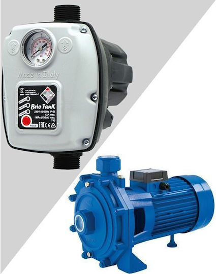 Plus 303884 Two Stage Three Phase Water Pressure Pump without Container 1.5hp