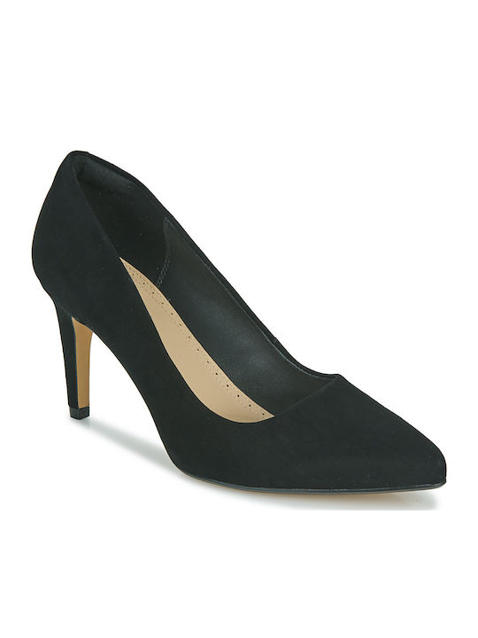 Clarks Laina Rae Μυτερές Γόβες Μαύρες