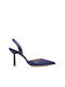 Sagiakos Blue Heels with Strap