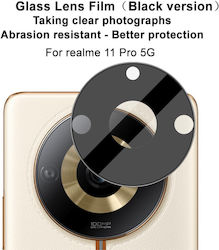 Imak 5G Προστασία Κάμερας Tempered Glass Μαύρο για το Realme 11 Pro / 11 Pro+