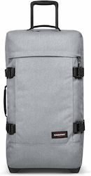 Eastpak Tranverz Μ Medium Travel Suitcase Fabric Sunday Grey with 2 Wheels Height 67cm