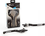 Yamaha Set of Motorcycle Brake/Clutch Levers Flexible Black LV-SL(L43-R22)