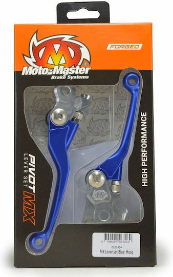 Moto Master Σετ Μανέτες Μοτοσυκλέτας για Yamaha YZ 250 Μπλε