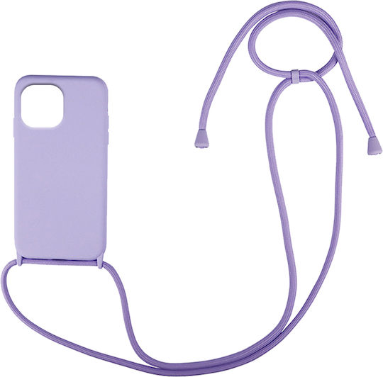 Sonique CarryHang Back Cover Silicone 0.5mm with Strap Lilac (Xiaomi RedMi A1, Xiaomi RedMi A2)
