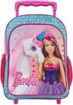 Barbie Școală Geantă Cărucior Elementar în culoarea Roz L31 x l18 x Î43cm
