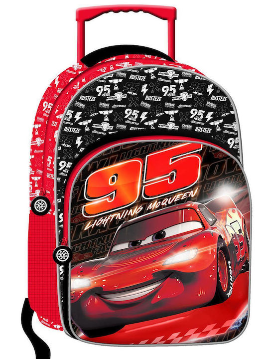 Cars School Bag Trolley Elementary, Elementary in Red color