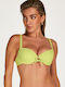 Bikini Bra with Adjustable Straps Green
