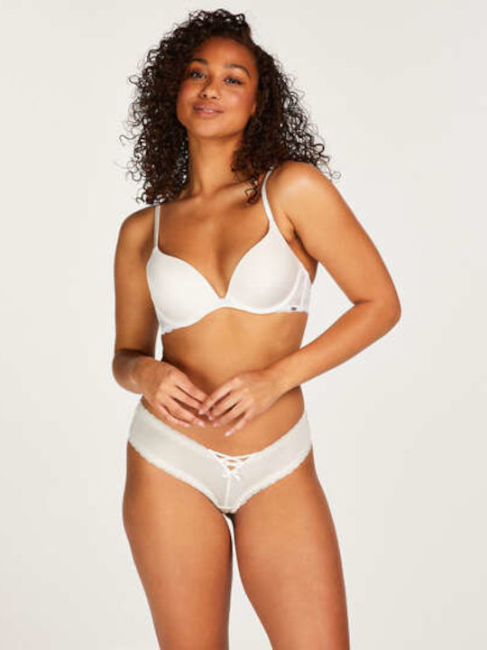 Hunkemöller Women's Lace Brazil White