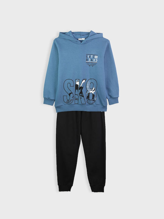 Nek Kids Wear Kids Sweatpants Set Blue 2pcs