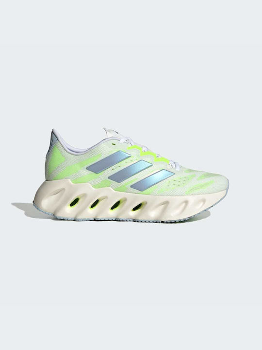 Adidas Switch FWD Γυναικεία Αθλητικά Παπούτσια Running Cloud White / Silver Violet / Lucid Lemon