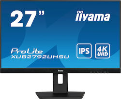 Iiyama XUB2792UHSU-B5 IPS Monitor 27" 4K 3840x2160 cu Timp de Răspuns 4ms GTG