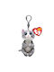 TY Keychain Fabric Gray